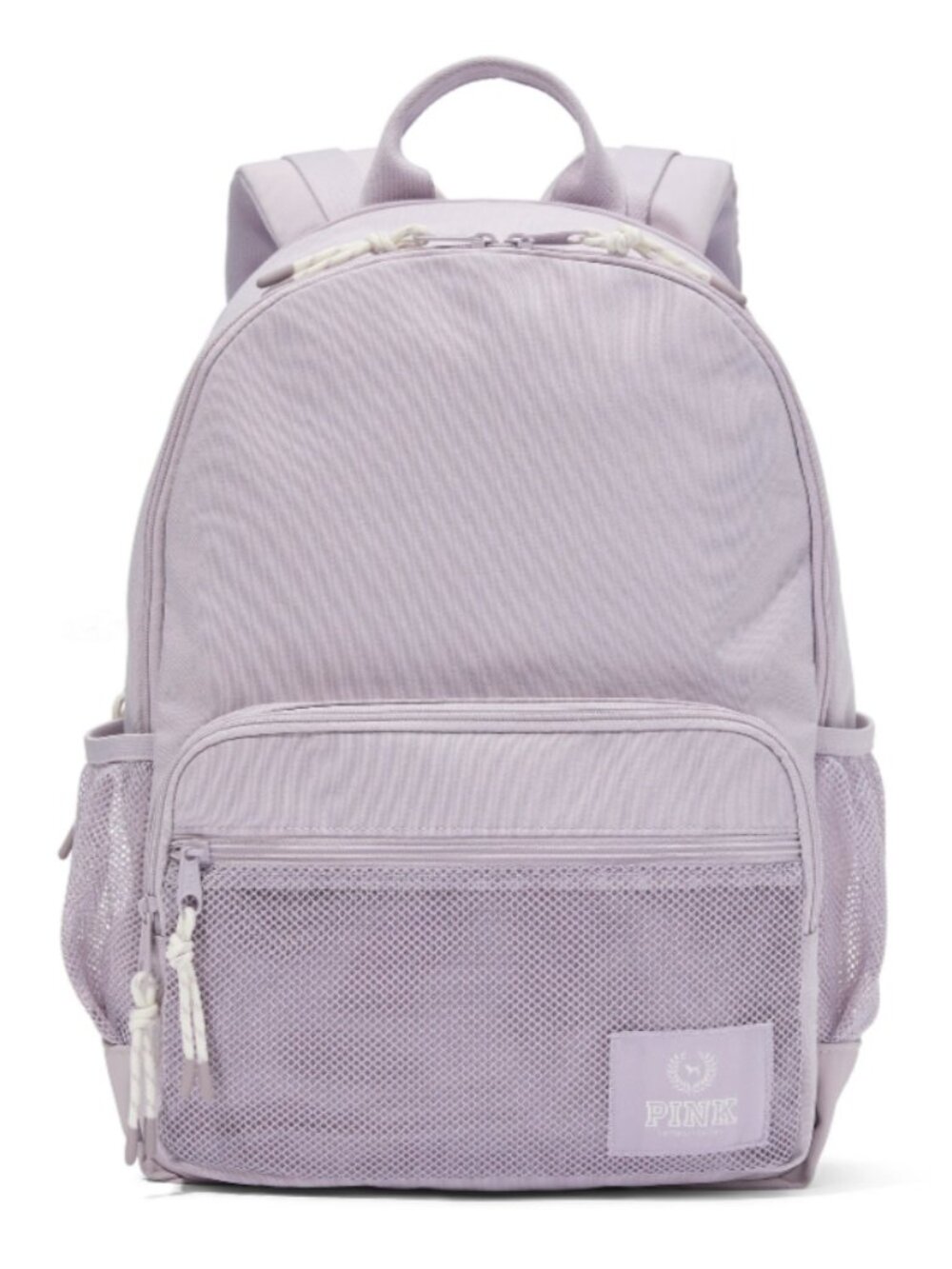 Victoria's Secret PINK Classic Canvas BACKPACK Lavender Purple 21 liter Capacity